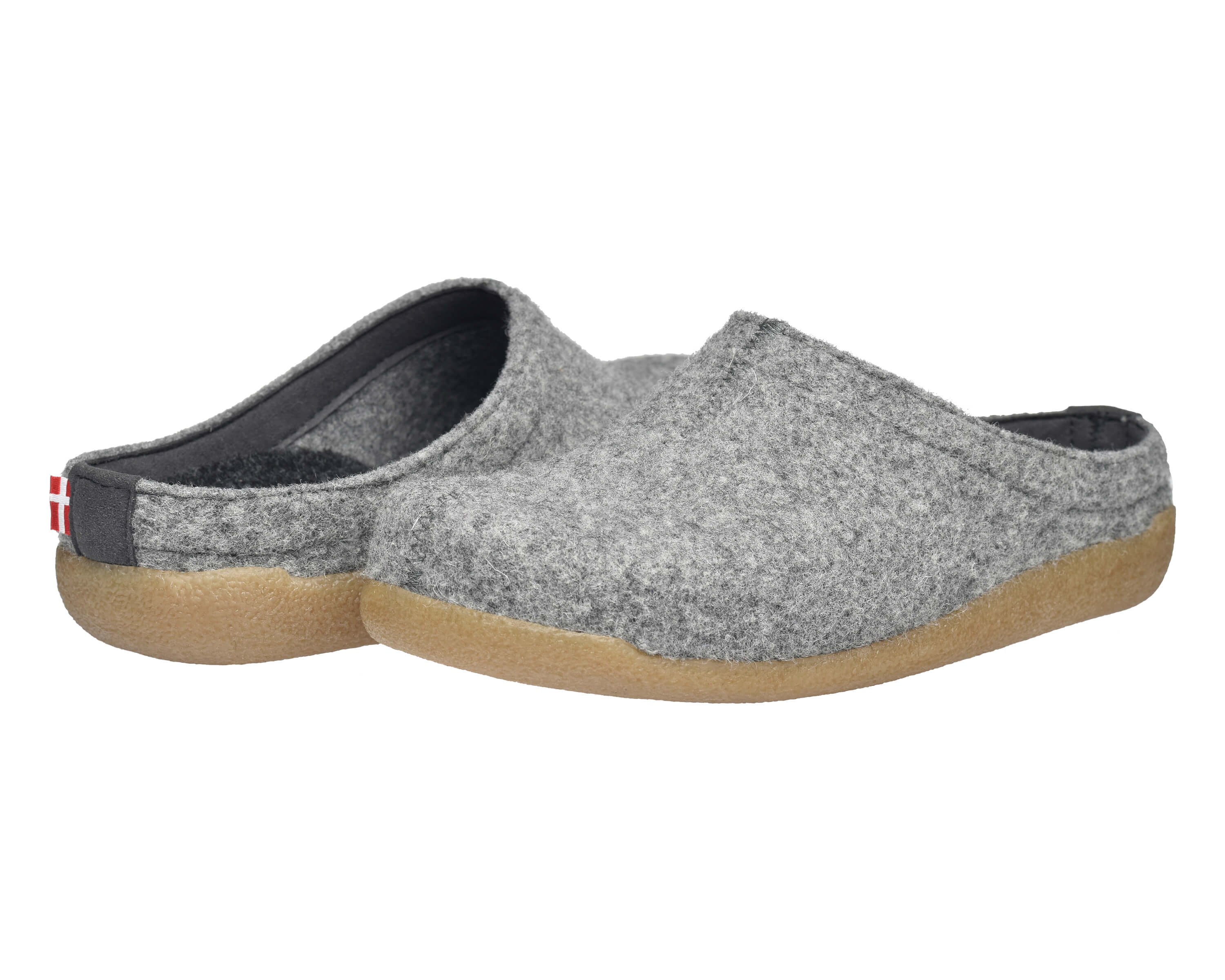Lodge Slide Unisex Wool Slipper in Slate - Image 3