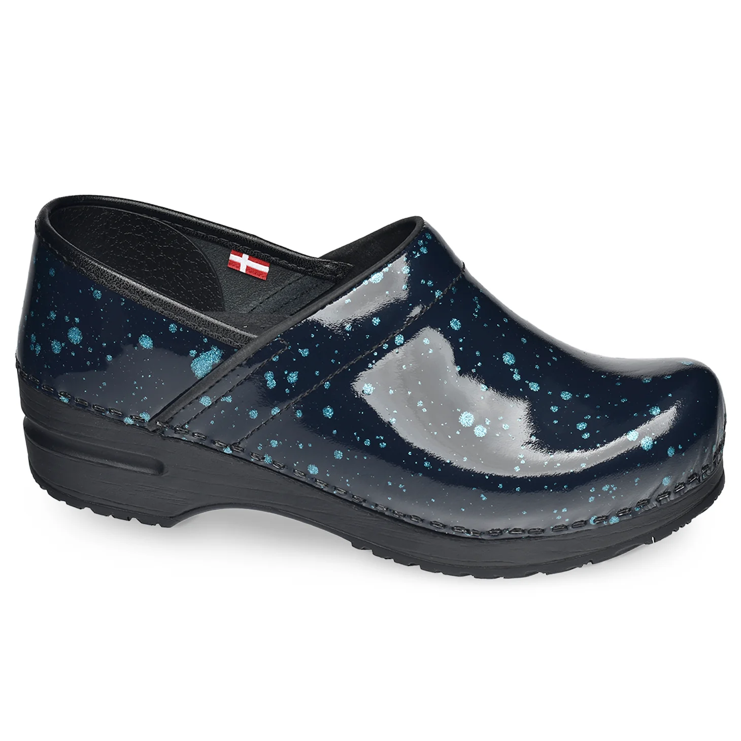 Misfit Women's Slip Resistant Clog in Turquoise