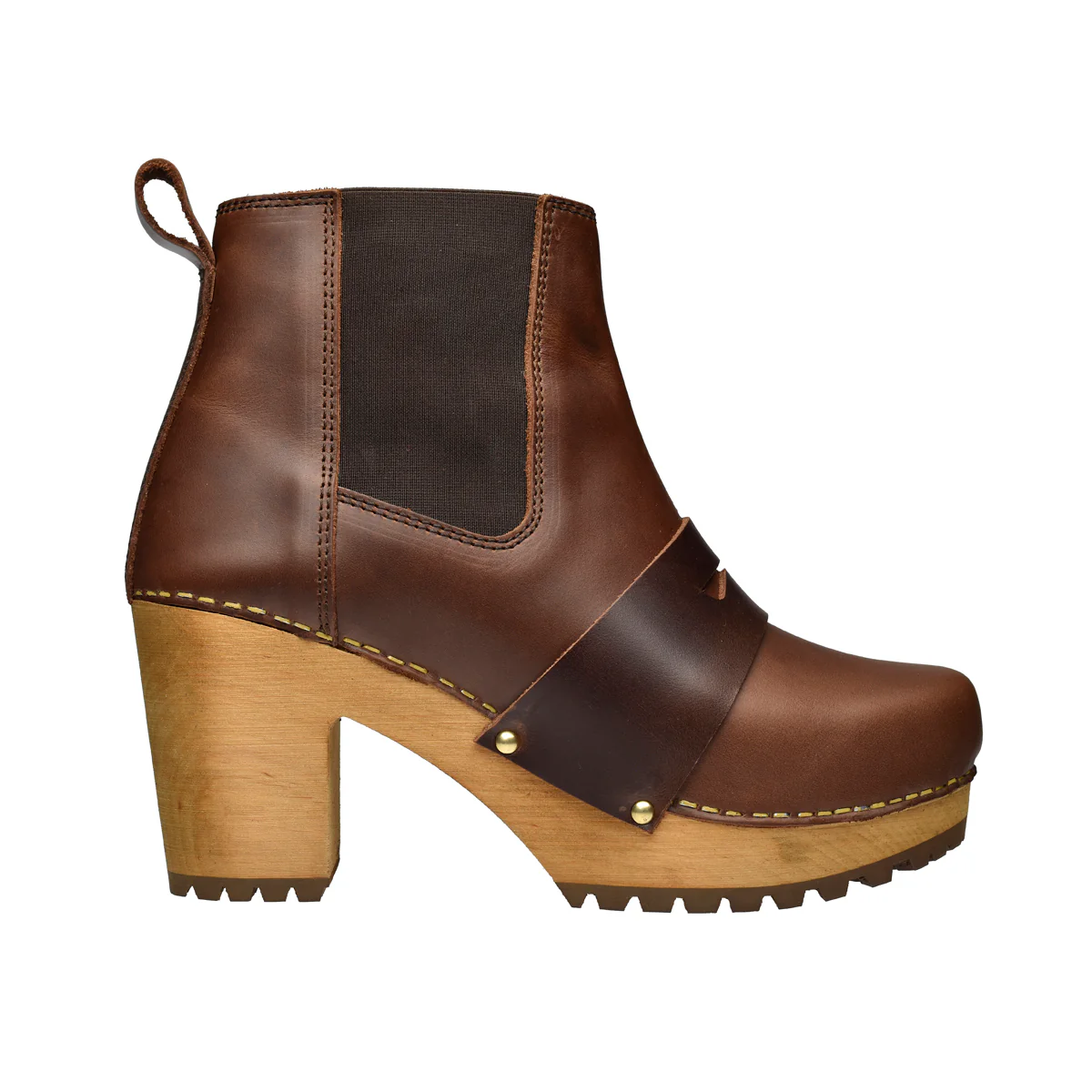 Penny Women's Wood Boot in Brown - Image 3