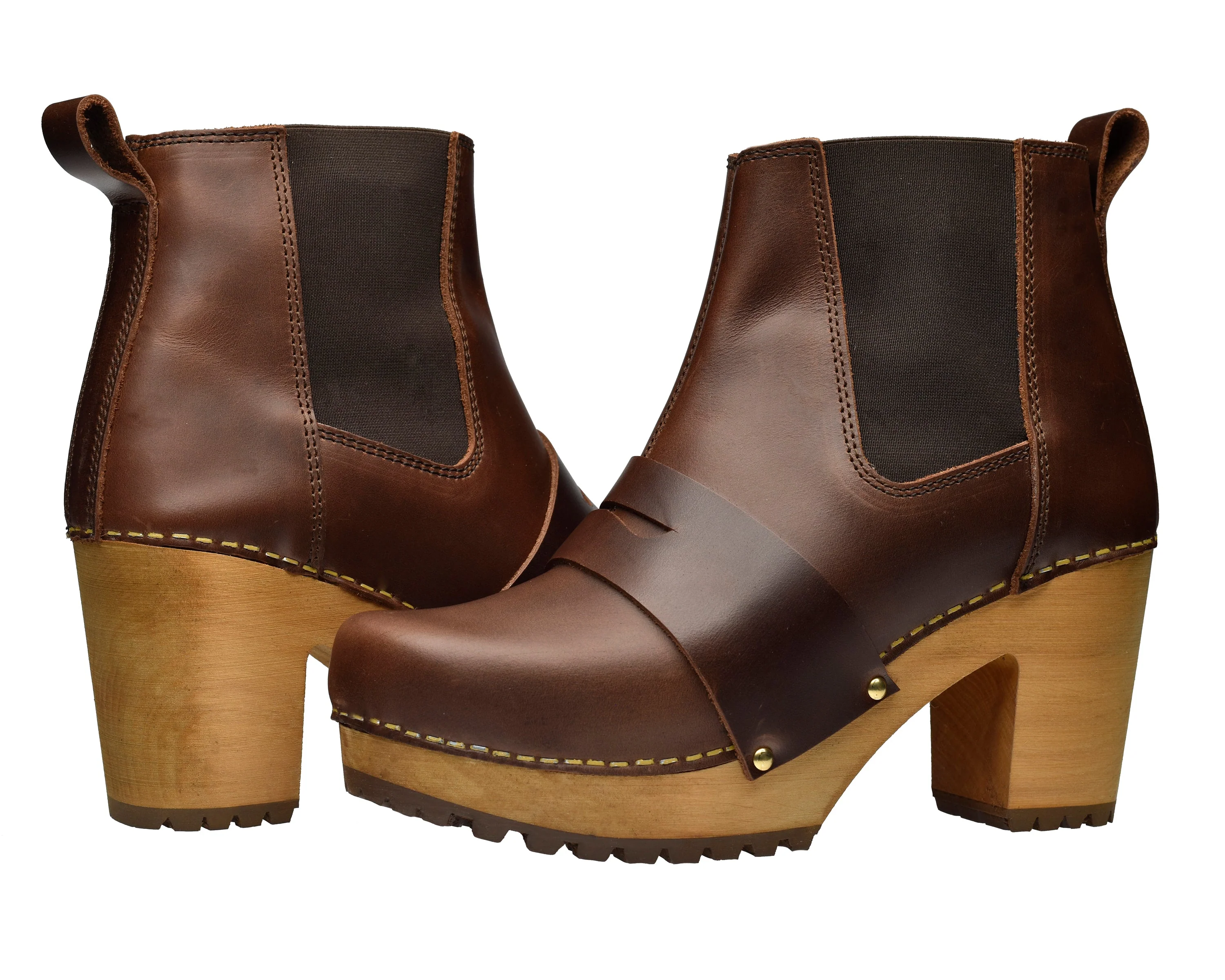 Penny Women's Wood Boot in Brown - Image 5