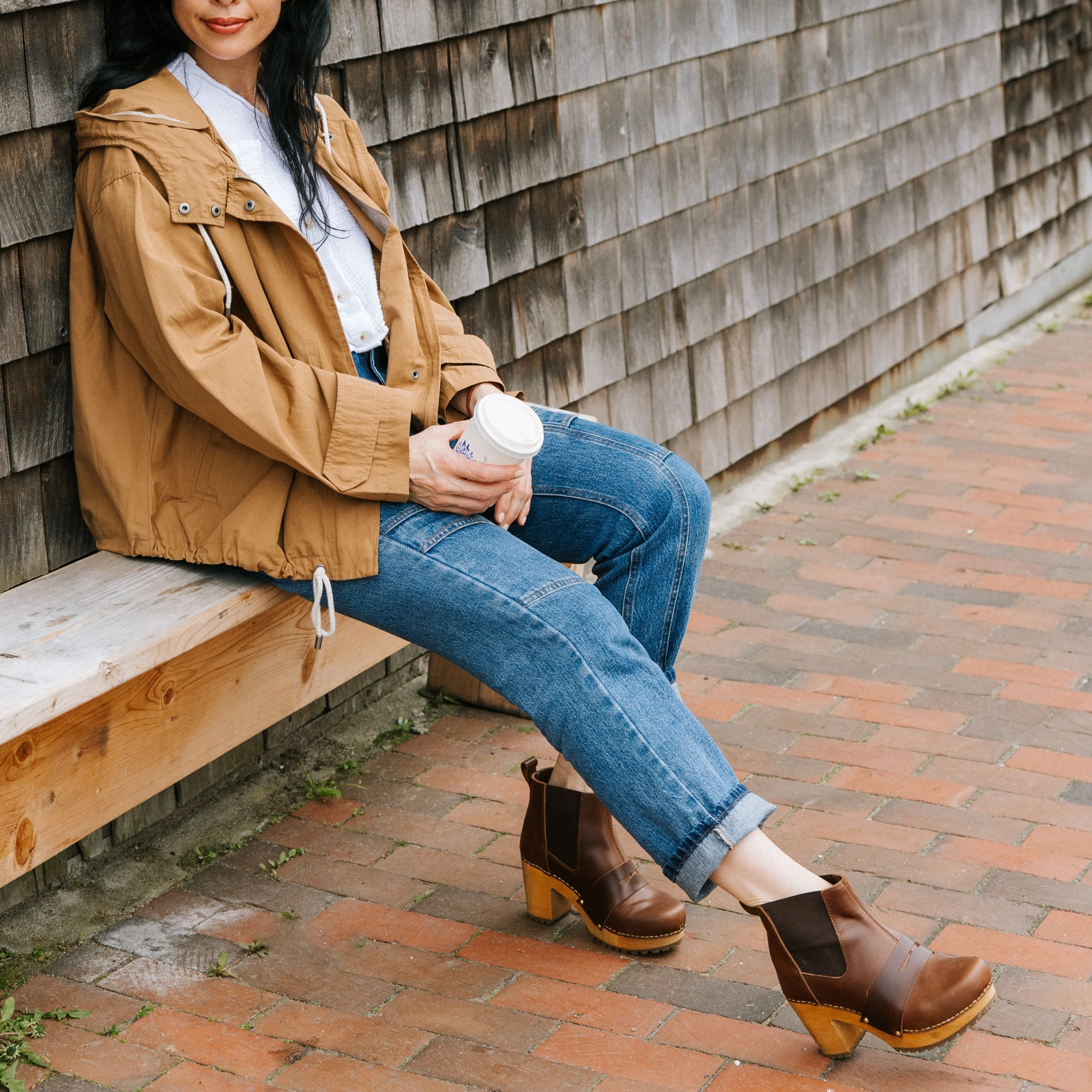 Penny Women's Wood Boot in Brown - Image 6