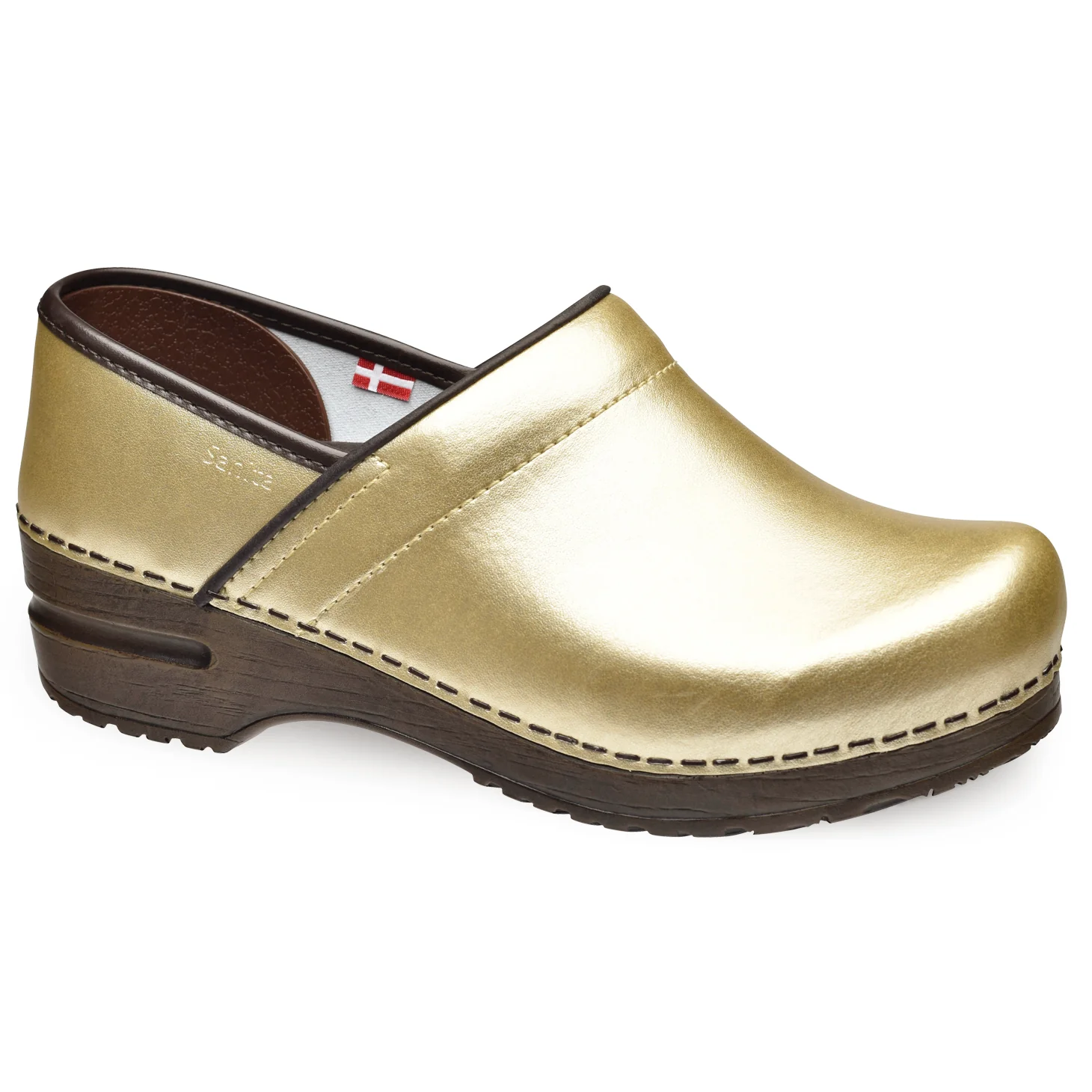 Pro. PU Women's Clog in Gold