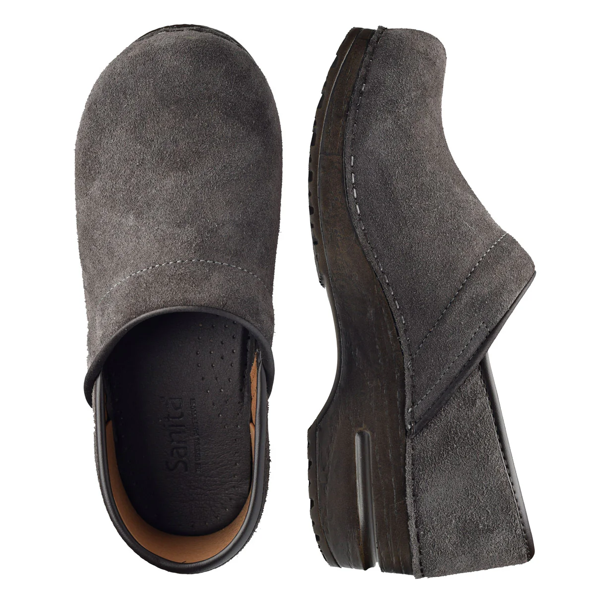 Pro Suede Women's Clog in Steel - Image 3