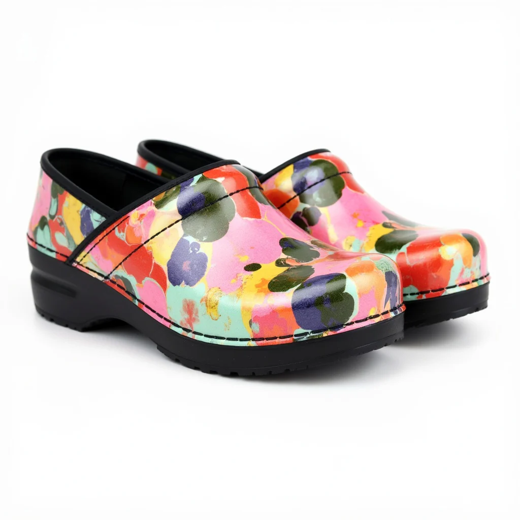 Restin Women's Slip Resistant Clog in Multicolor - Image 3