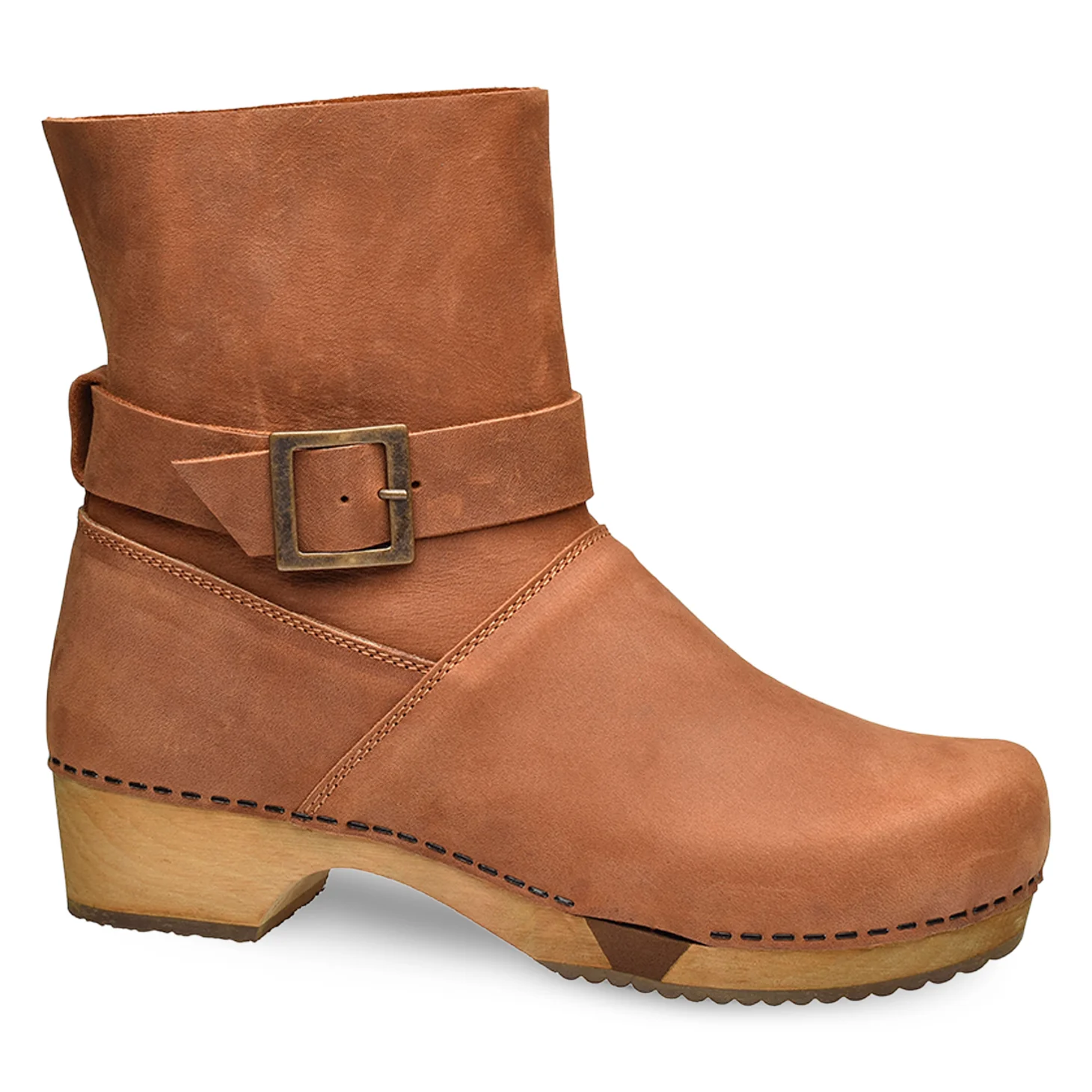 Runa Women's Wood Boot in Cognac