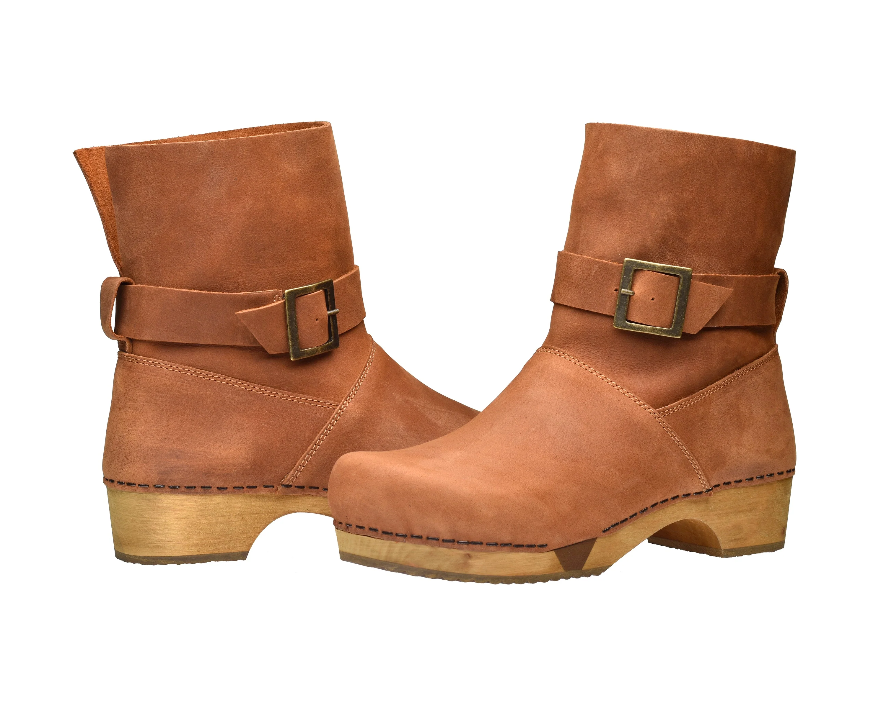 Runa Women's Wood Boot in Cognac - Image 3