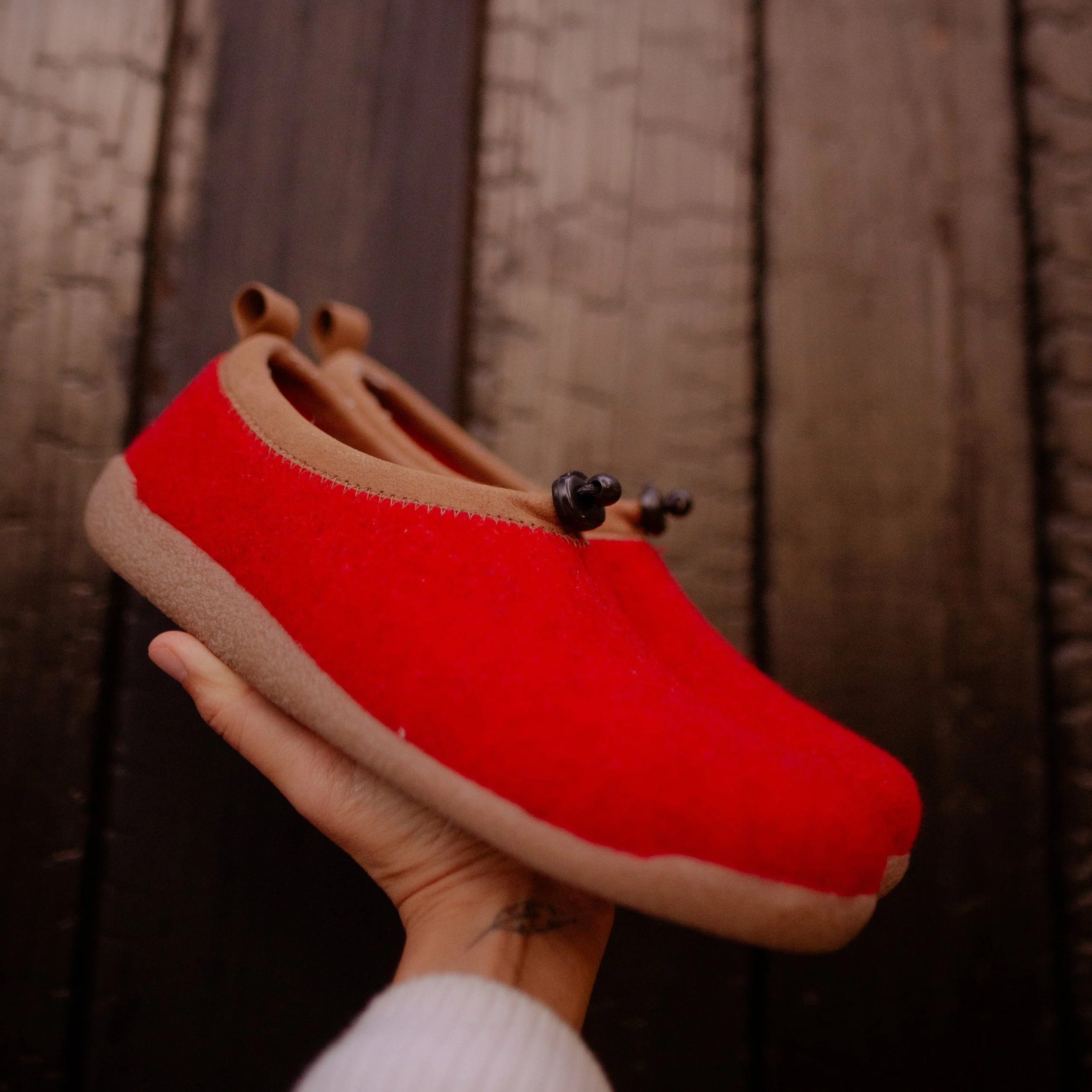 Samso Women's Slipper in Red - Image 5