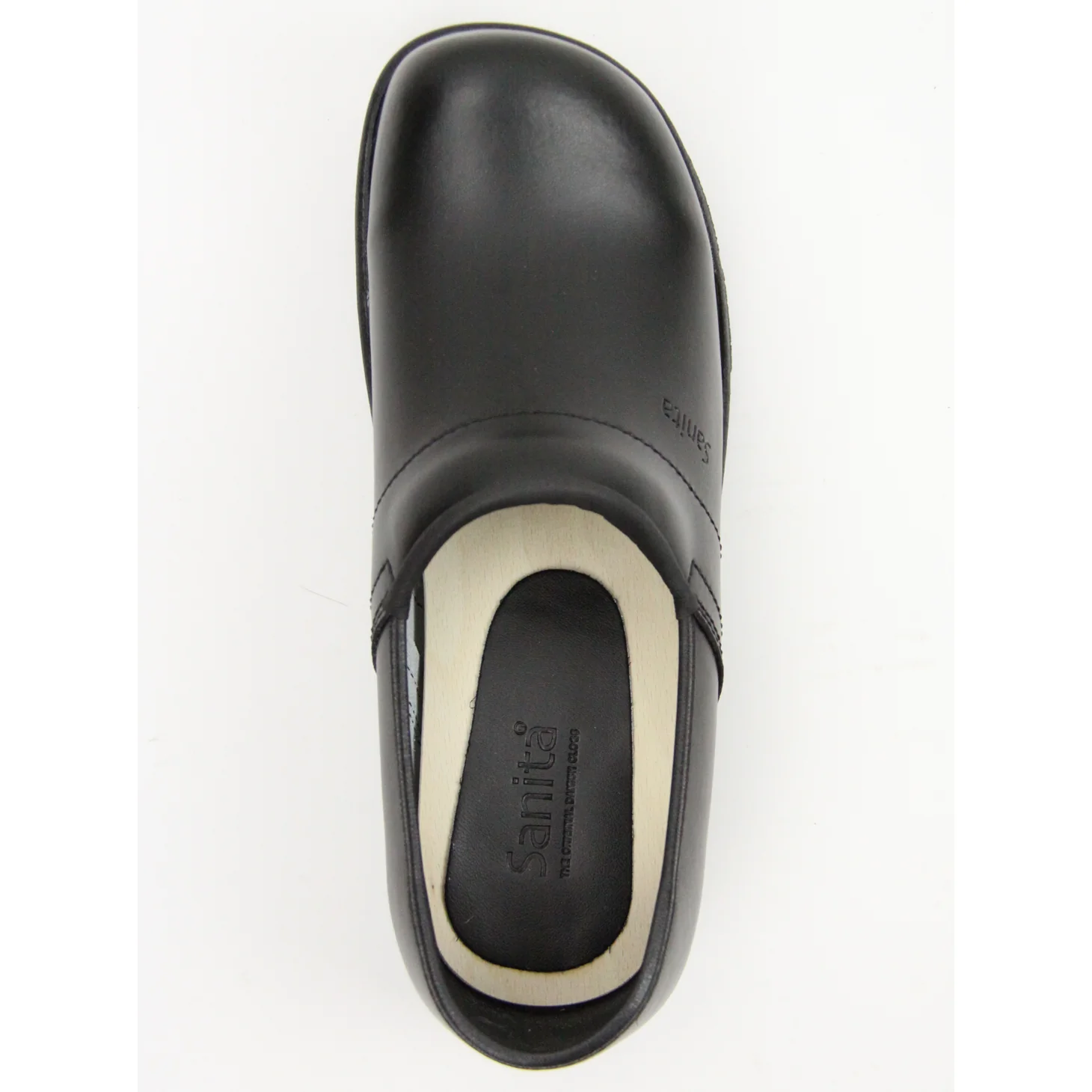 San Wood Unisex Clog in Black - Image 3