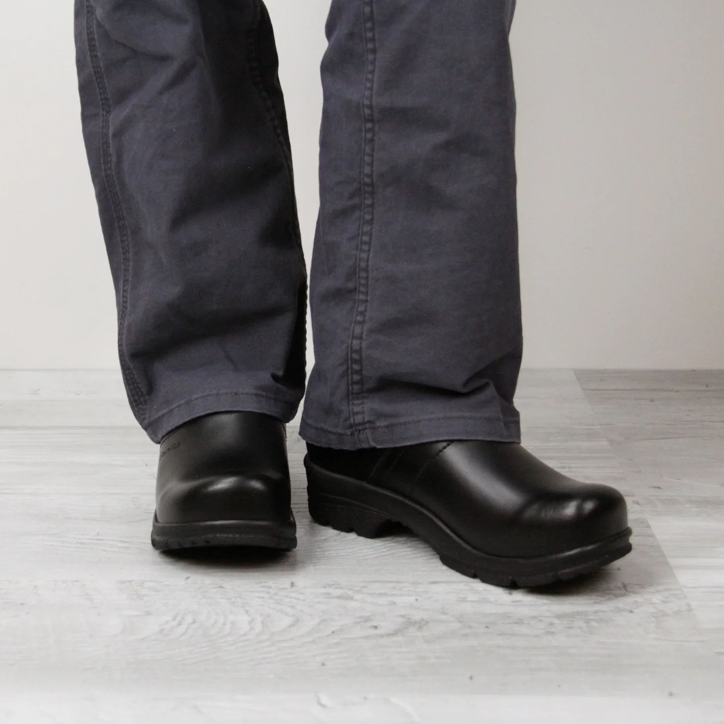 San Wood Unisex Clog in Black - Image 6