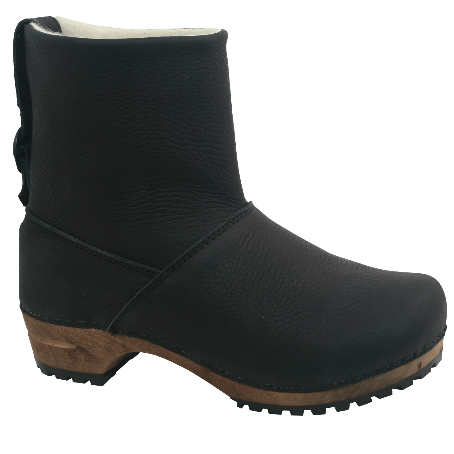 Silkan Women's Wood Boot in Black - Image 3