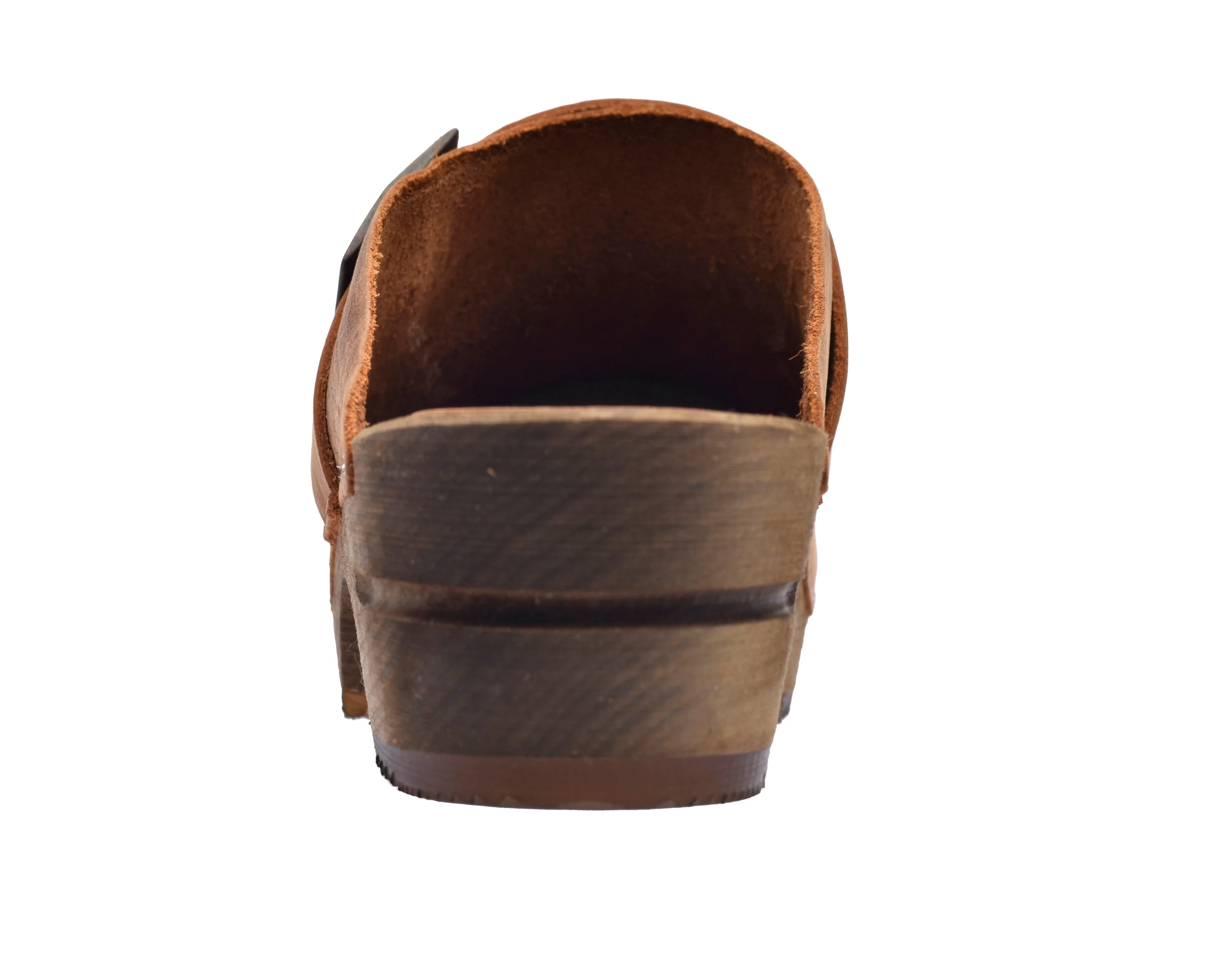 Urban Women's Wood Clog in Chestnut - Image 4