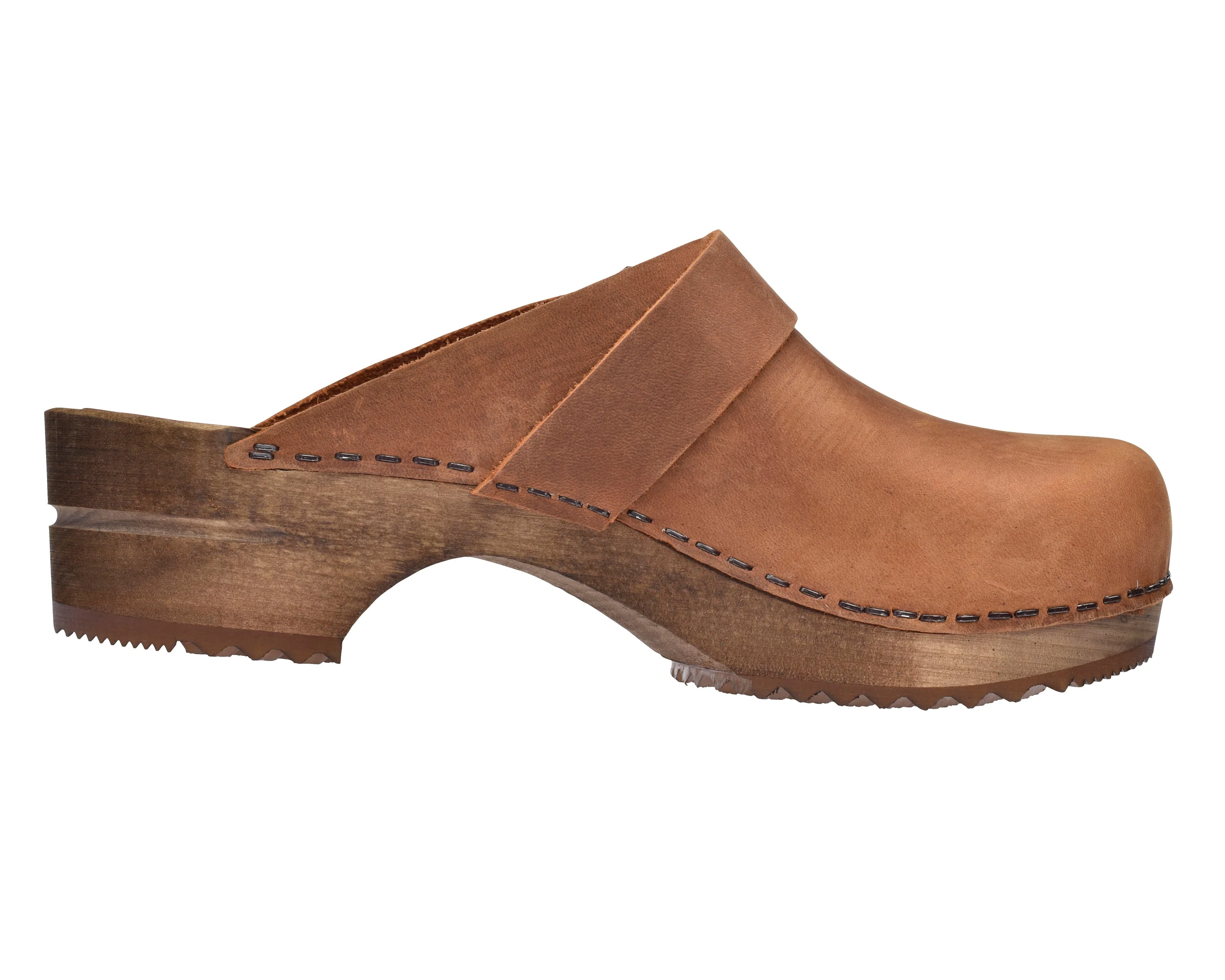 Urban Women's Wood Clog in Chestnut - Image 5