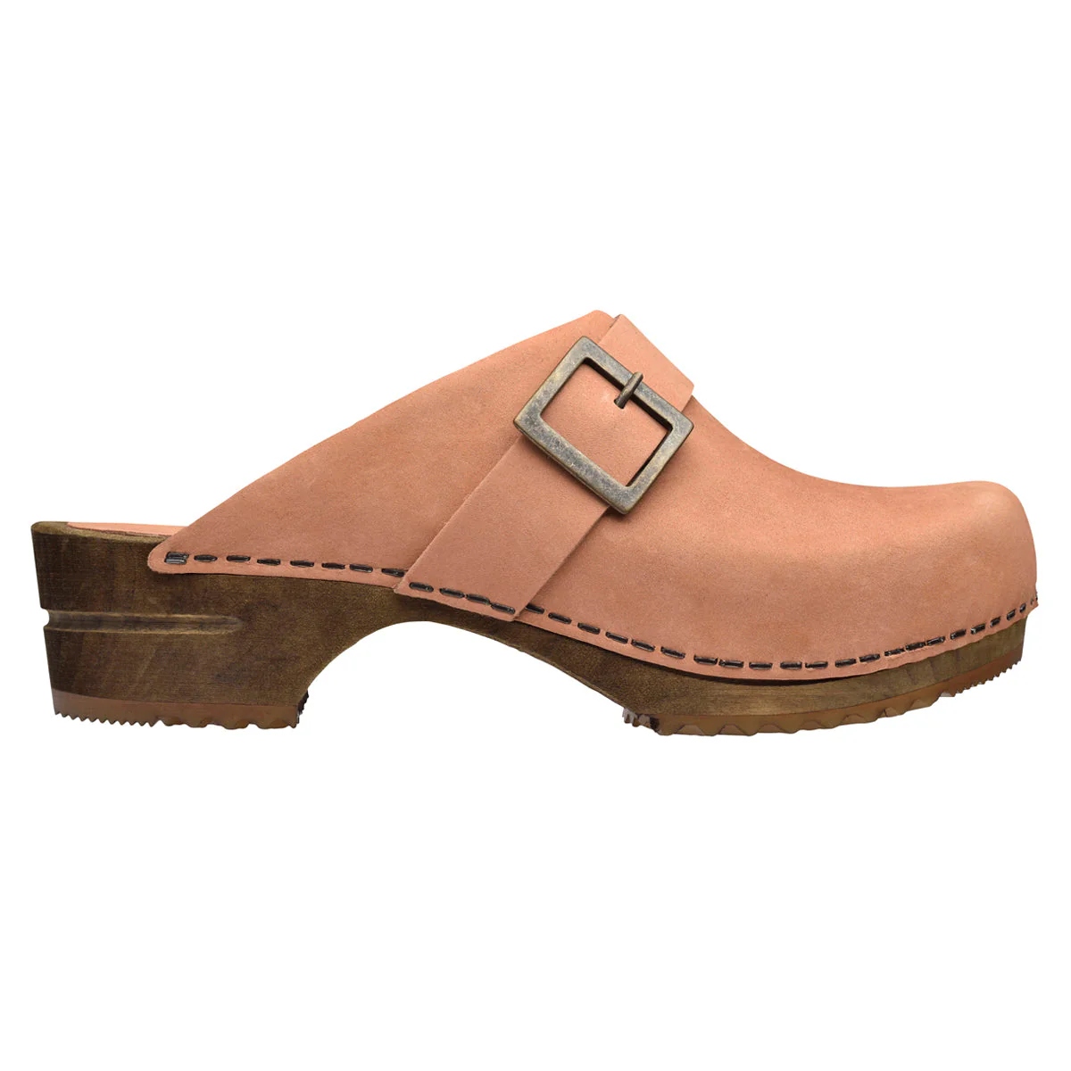 Urban Women's Wood Clog in Salmon - Image 5