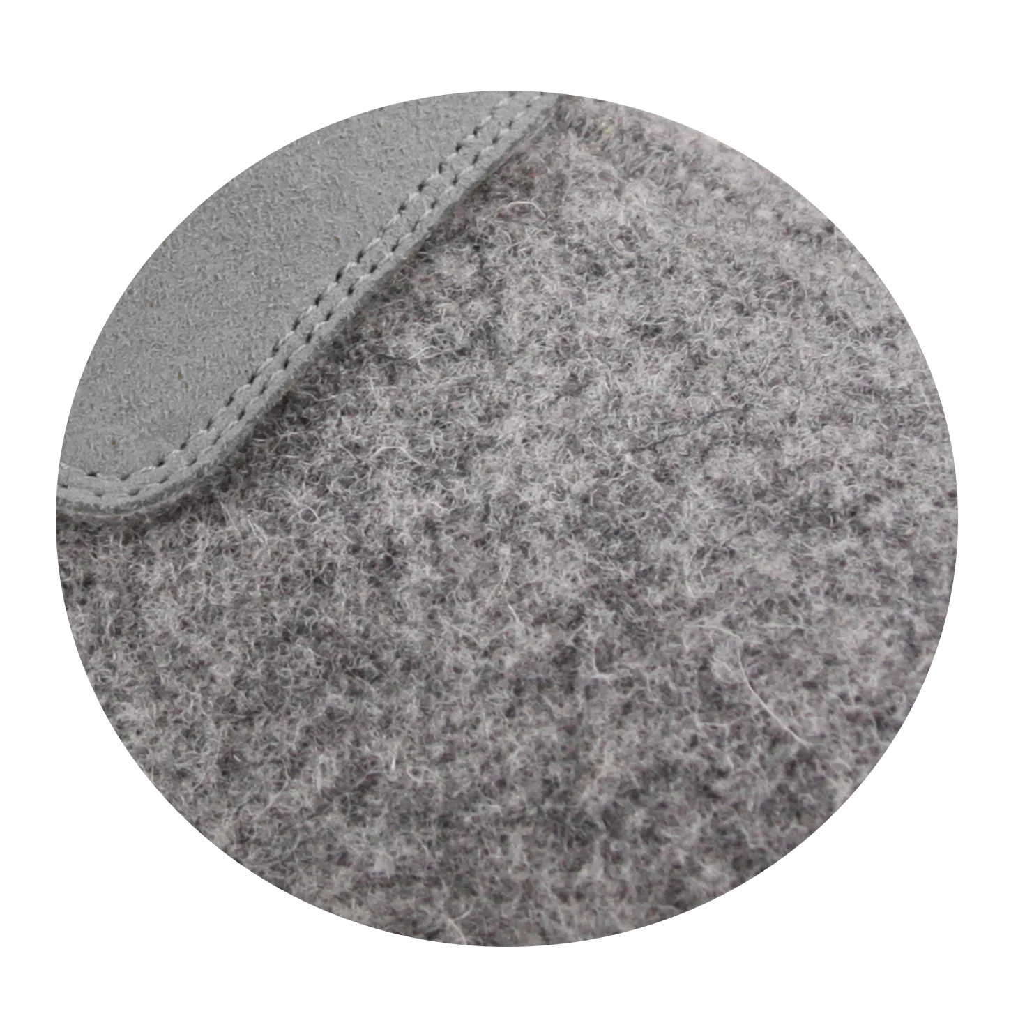 Varde Unisex Wool Slipper in Slate - Image 3