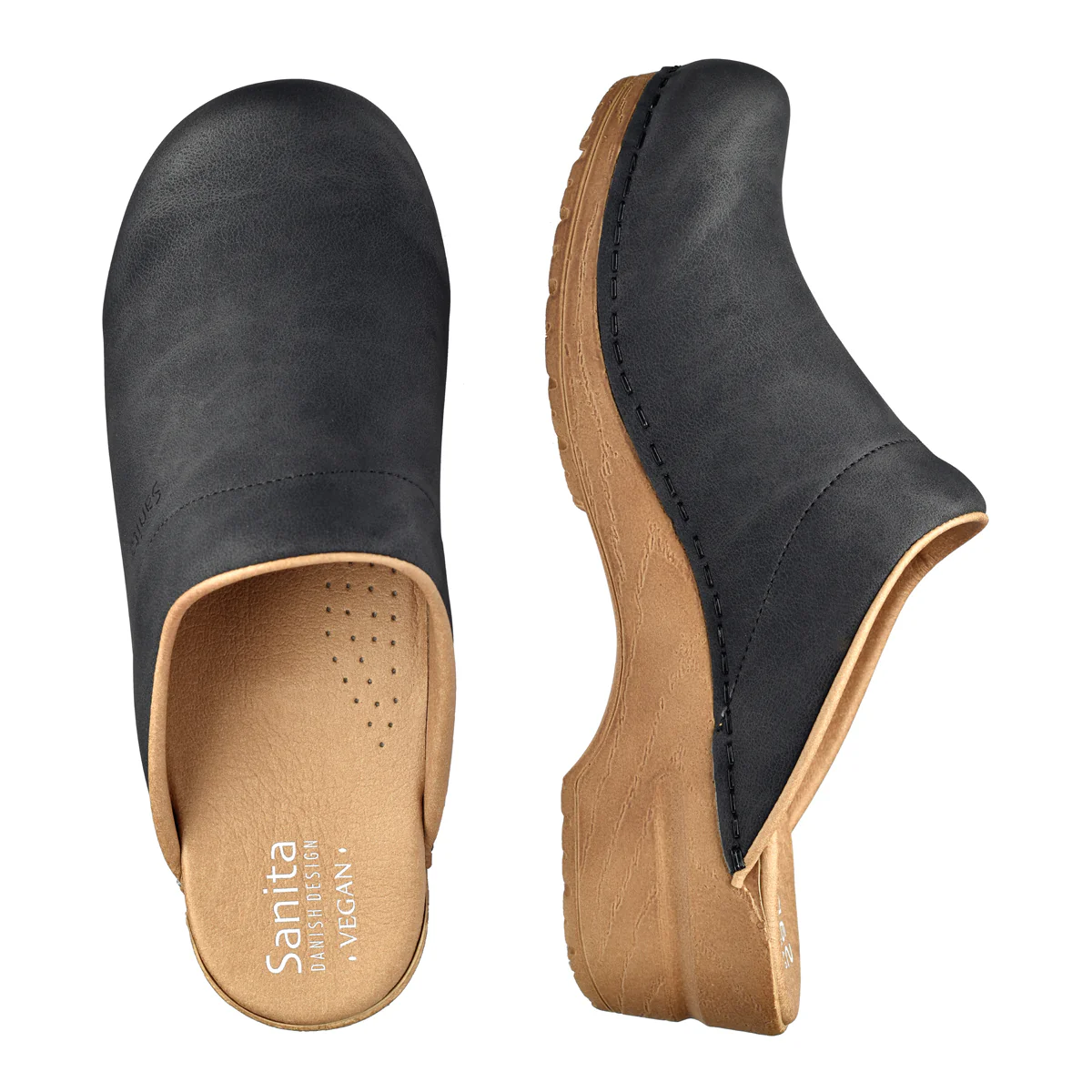Vegan Ellis Women's Clog in Black - Image 5